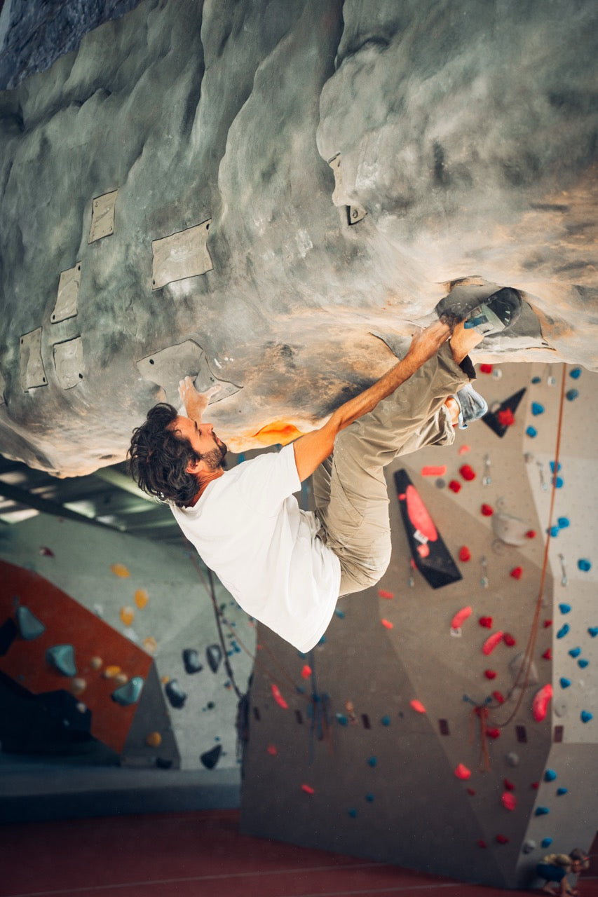 Jojo in der KBA am Bouldern am GymRhino. 